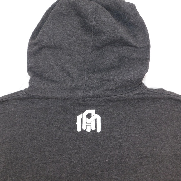 INTO THE AM Black Graphic Hoodie Skull & Palm Design – Size XL - Picture 7 of 7